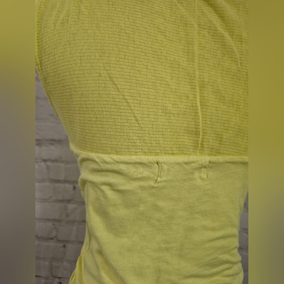 Velvet by Graham & Spencer Gauzy Whisper Rocco Dress | Canary | Small | NWOT - Picture 7 of 11